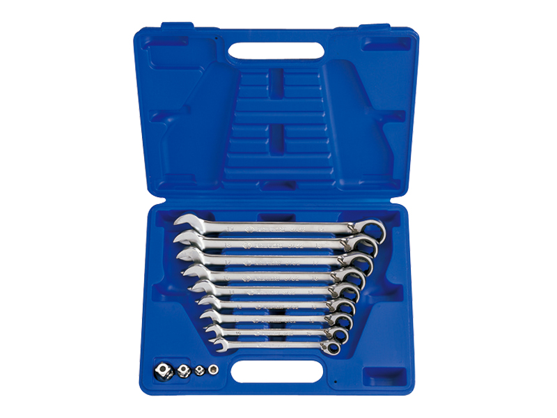 Набор комбинированных трещоточных ключей, 13 предметов 