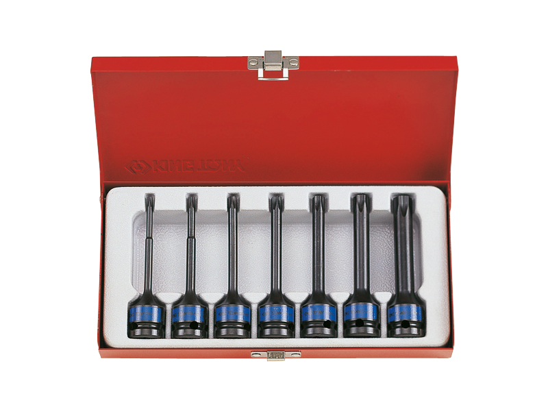 Набор ударных торцевых насадок 1/2 TORX, 7 предметов KING TONY 4467PP