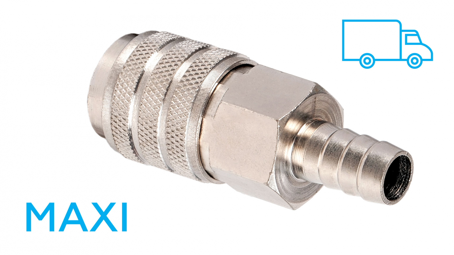 Разъем "мама" МАКСИ быстросъемный - елочка Ø 14 мм 