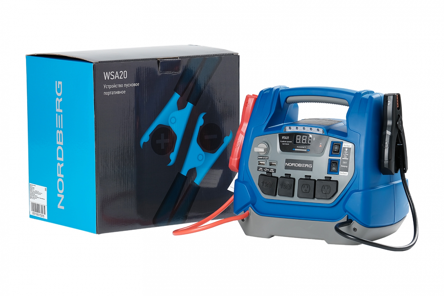 Пусковое портативное устройство 5/12 В, 18 А·ч