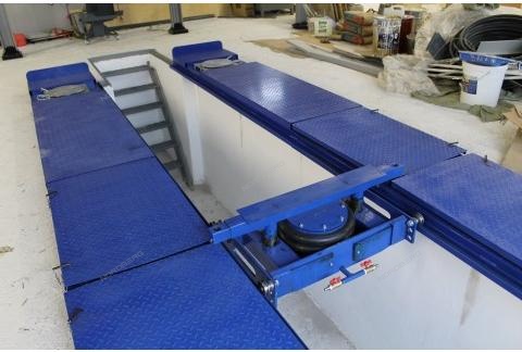 Пути ямные 6400*500 в комплекте с задними сдвижными площадками