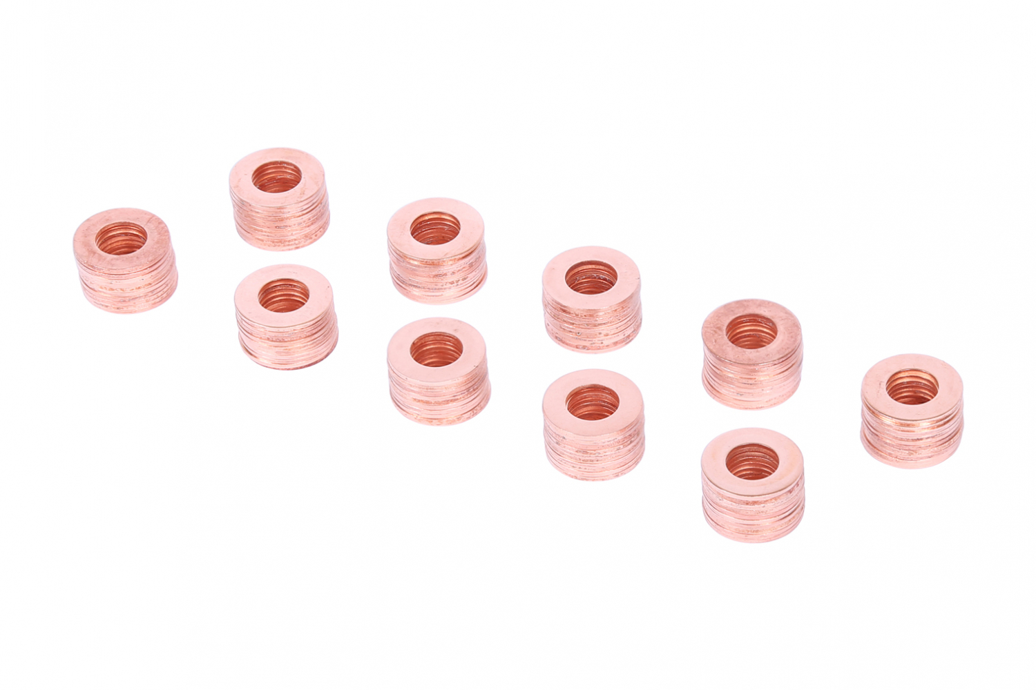 Шайбы для сварки, омедненные, круглые 12х24, 200 шт.