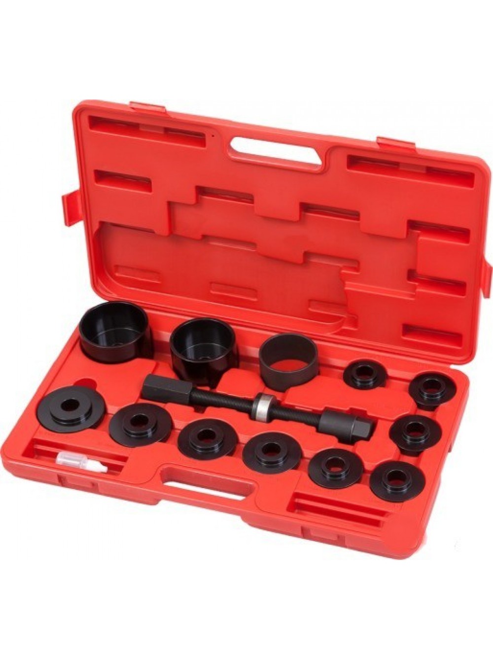 Набор оправок для монтажа и демонтажа ступичных подшипников, кейс, 14 предметов 