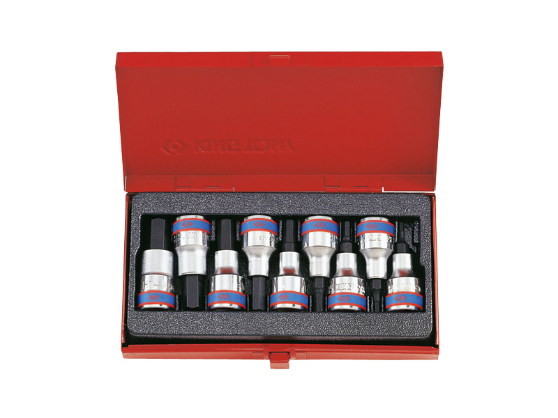 Набор торцевых насадок 1/2 HEX,  9 предметов 