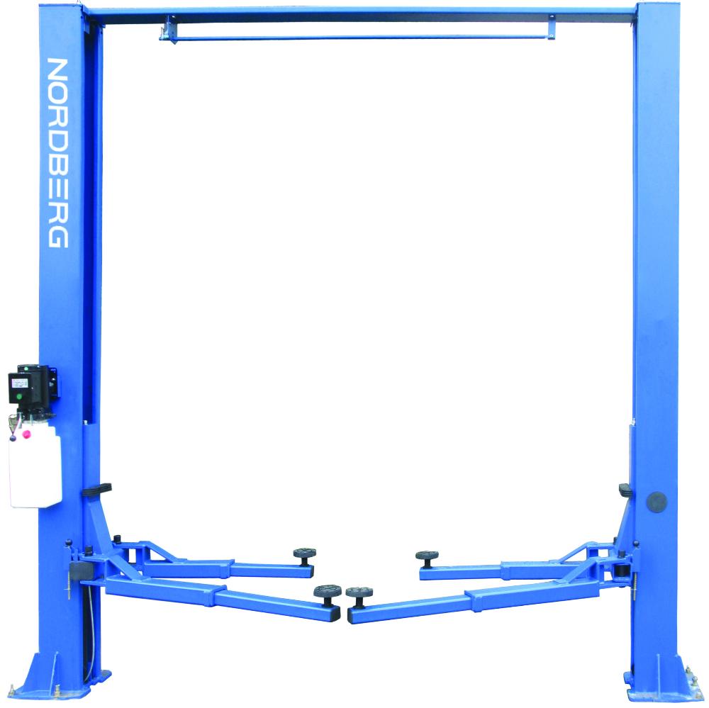 Подъемник двухстоечный с верхней синхронизацией, 4 т, 220 В