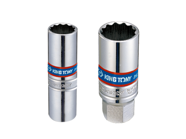 Головка свечная двенадцатигранная 3/8", 18 мм   пружинный фиксатор