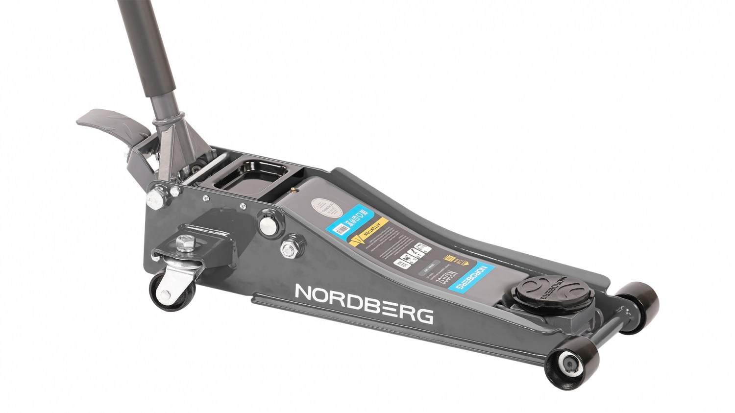 Домкрат подкатной 3,2 т, супернизкий подхват, педаль