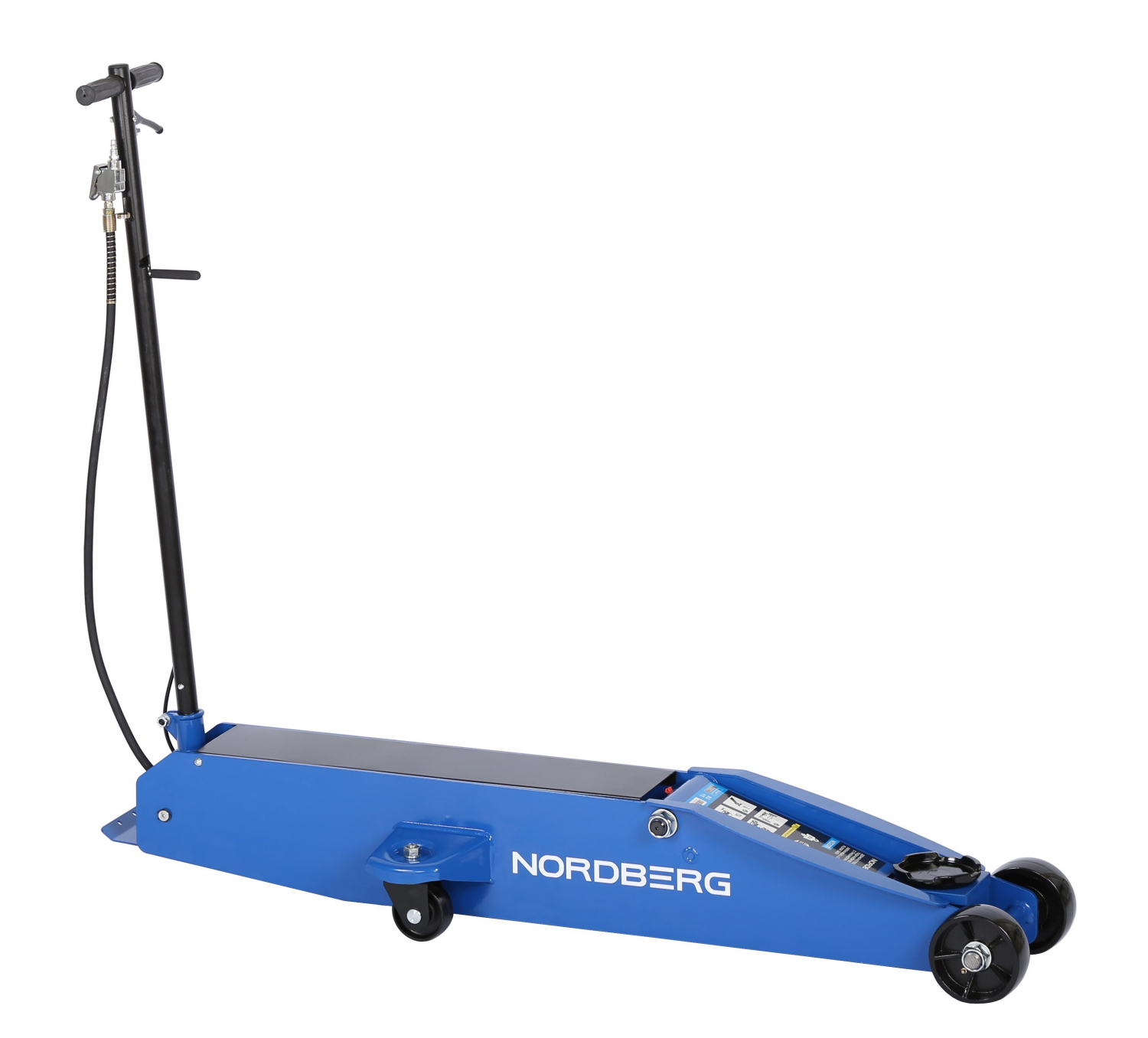 Домкрат подкатной с пневмоприводом, 10 т