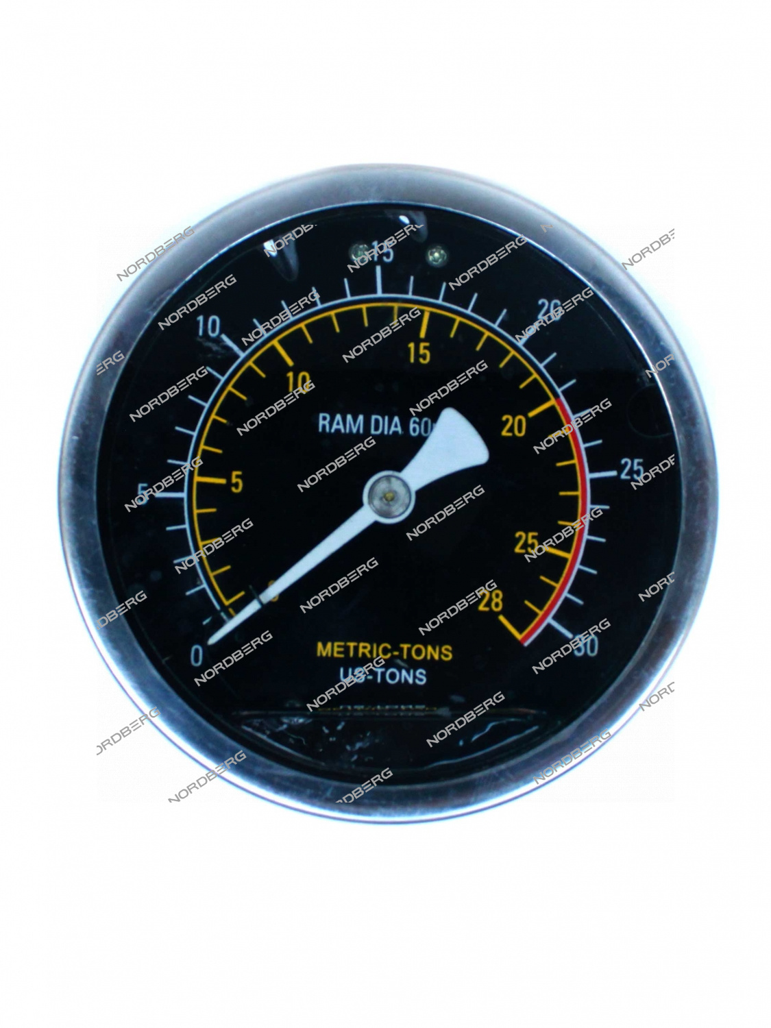 Манометр осевой глицеринонаполненный для пресса N3620, N3620F