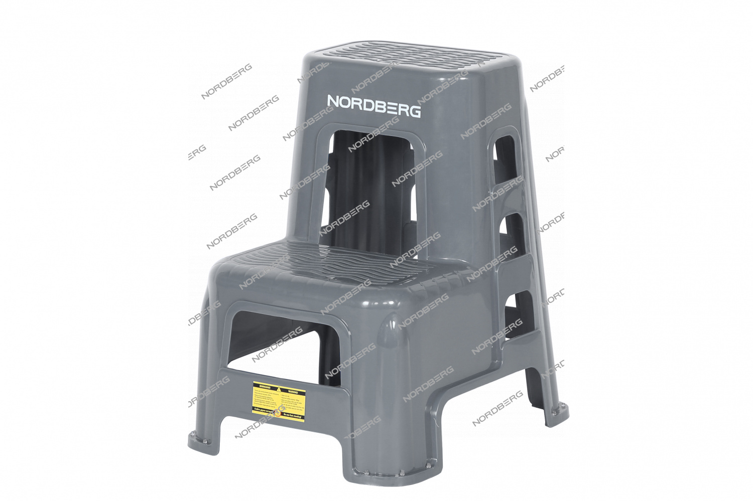 Табурет-стремянка, 2 ступени, серый NORDBERG TL35G