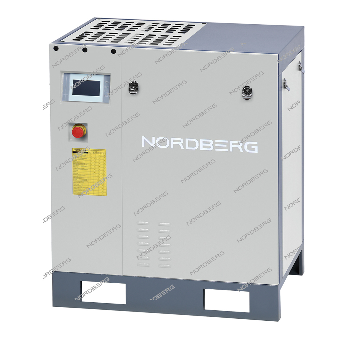 Компрессор винтовой, 7,5 кВт, 13 бар, 800 л/мин, без ресивера NORDBERG NCC10_13G