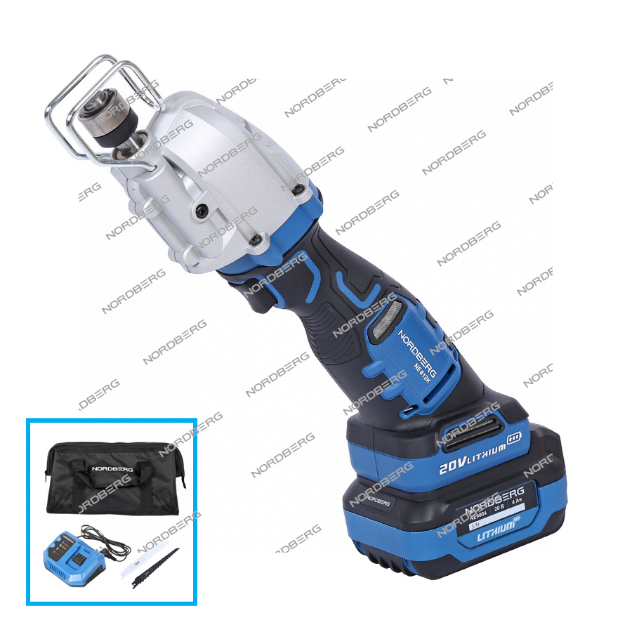 Сабельная пила аккумуляторная мини, ход 13 мм NORDBERG NE612K