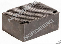 Накладка резиновая для ножничных подъемников