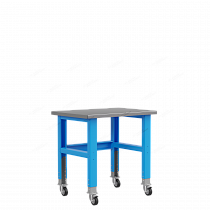 Стол металлический промышленный 1000 мм Place без ящиков, на колесах