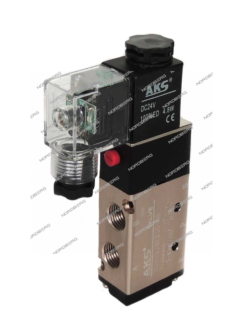 Клапан электромагнитный 4V210 для NL24 NORDBERG ЦБ-00007608