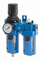 Воздушный фильтр с редуктором и лубрикатором 1/2" 