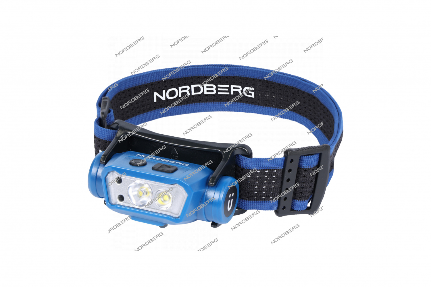 Фонарь светодиодный налобный, аккумуляторный, 3,7 В c датчиком движения NORDBERG 1953