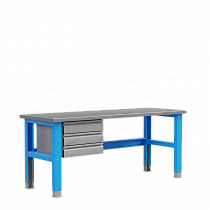 Стол металлический промышленный 2000 мм Place модуль с 3 ящиками
