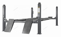 Подъемник четырехстоечный 4.5 т, слесарный, без траверсы, 380 В, серый