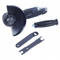 Пневматическая угловая шлифовальная машина (УШМ) 125 мм, 11000 об/мин, с рычажным выключателем 