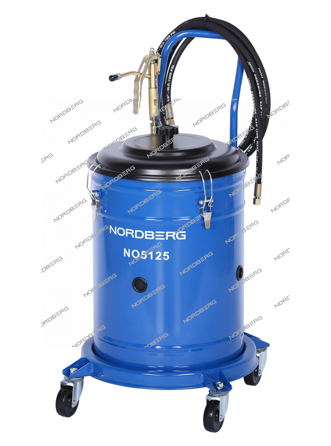 Установка электрическая для раздачи густой смазки с баком, 25 л NORDBERG NO5125