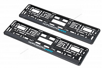 Рамка автомобильного номера с логотипом (комплект 2 шт.)