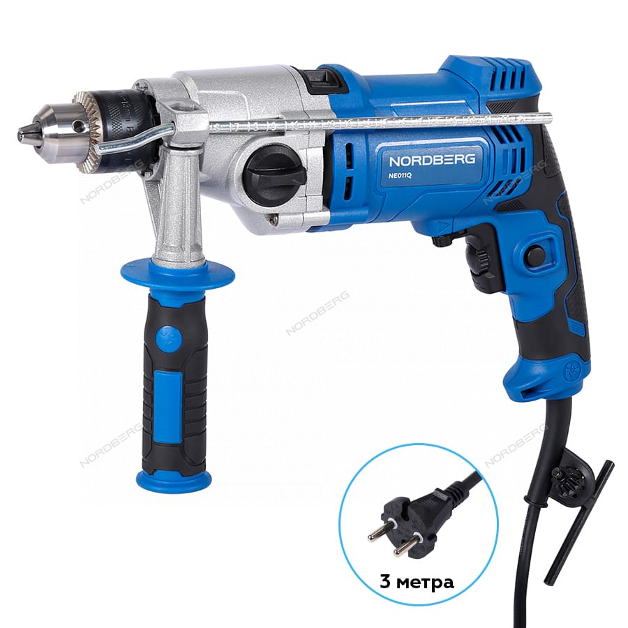 Дрель ударная, макс. Ø сверла 13 мм, 1100 Вт