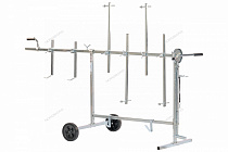 Стенд для окраски деталей, вращающийся