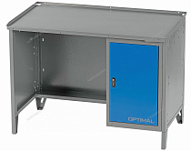 Верстак слесарный однотумбовый, 1 синяя створка