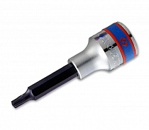 Насадка (бита) торцевая TORX с отверстием 1/2" L=80мм T20H