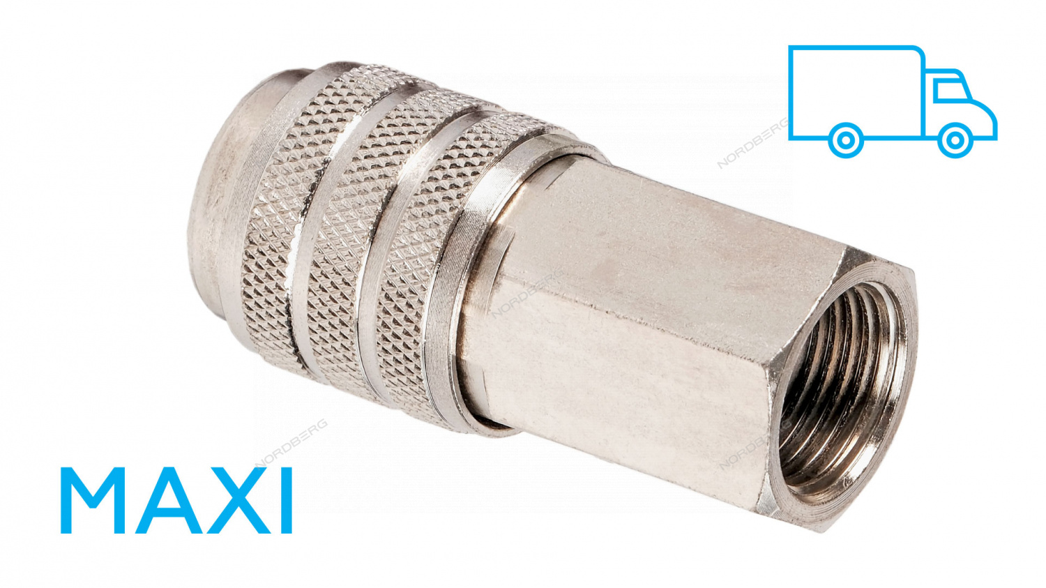 Разъем "мама" МАКСИ быстросъемный - резьба F1/2"