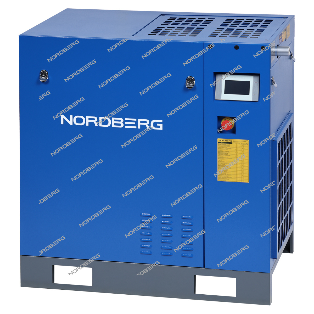 Компрессор винтовой, 15 кВт, 13 бар, 1600 л/мин, без ресивера NORDBERG NCC20_13