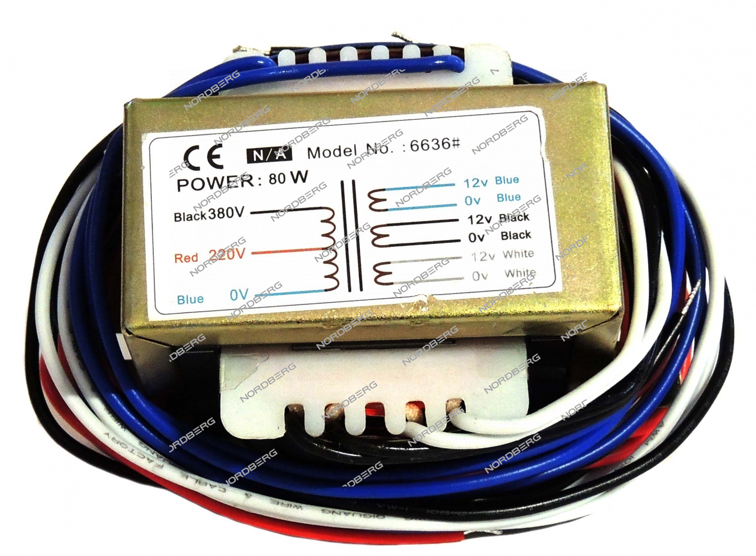 Трансформатор контрольный 80Вт для NORDBERG WS 000002552
