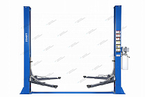 Подъемник двухстоечный 4 т с нижней синхронизацией, H=2,8 м, 380 В, синий