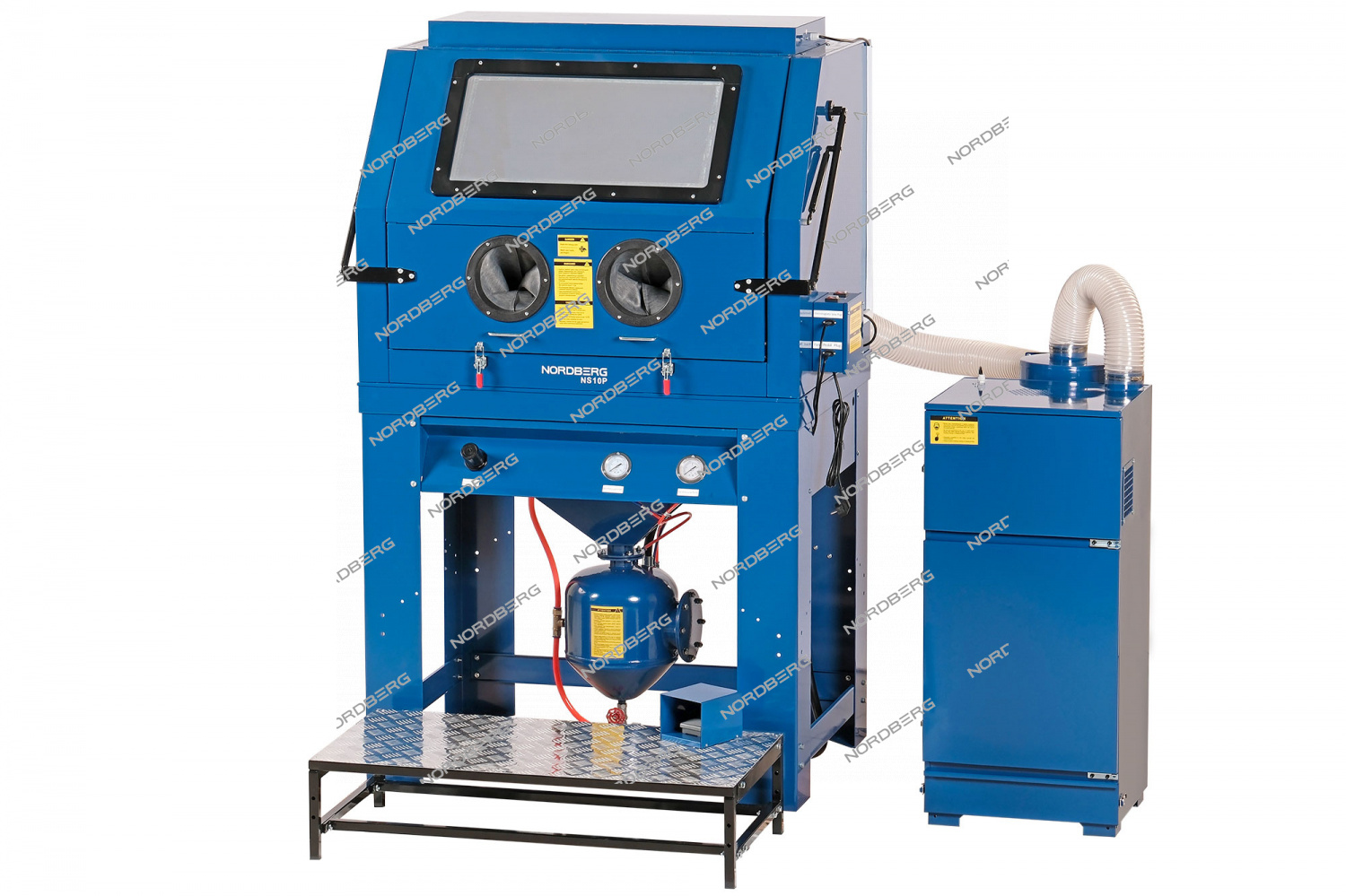 Камера пескоструйная с напорной системой подачи абразива и циклонной фильтрацией NORDBERG NS10P