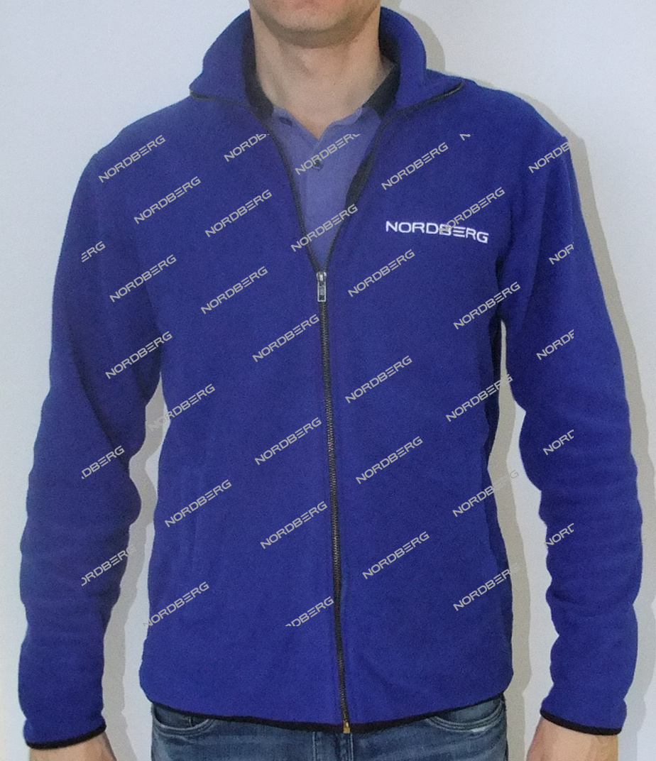 ТОЛСТОВКА с логотипом NORDBERG на молнии размер L
