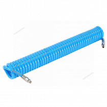 Шланг воздушный спиральный ПУ Ø 10х14 мм, 11 м