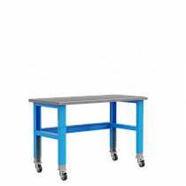 Стол металлический промышленный 1500 мм Place без ящиков, на колесах