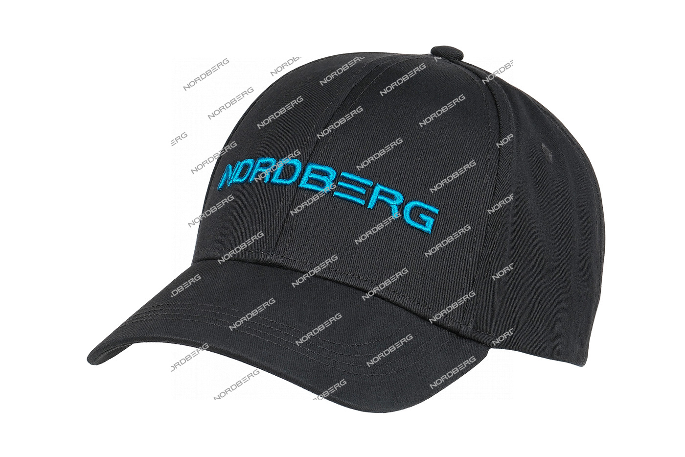 Бейсболка с логотипом NORDBERG, черная