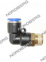 Фитинг угловой D8 - M1/4"