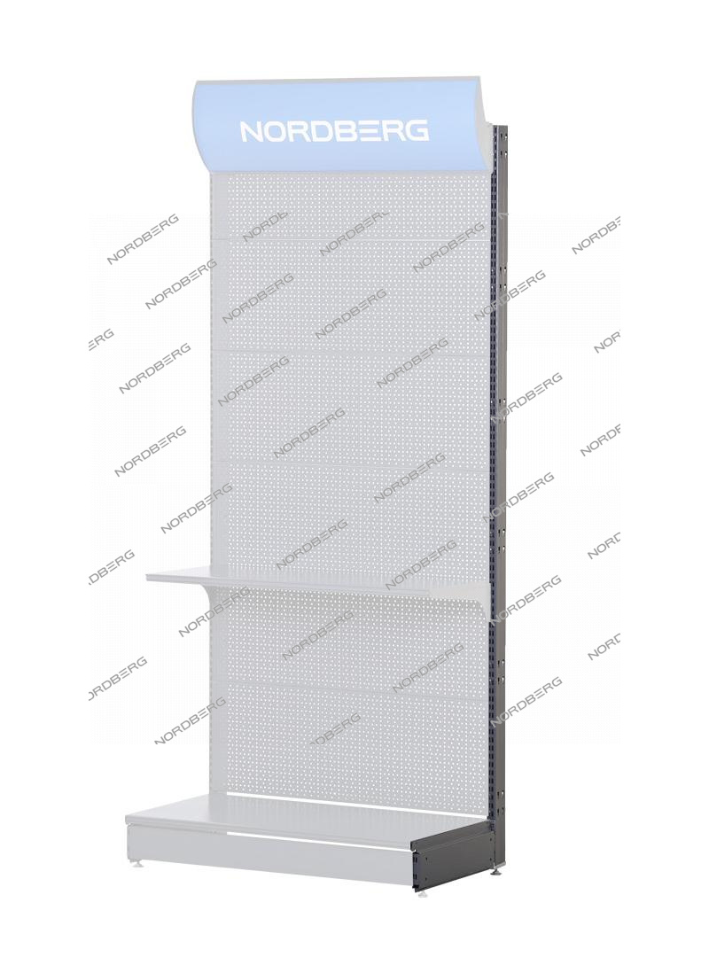 Стойка замыкающая, 2250х500 мм NORDBERG NSHELV-25-CP