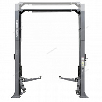 Подъемник двухстоечный 4 т, верхняя синхронизация, H=4,1 м, 380 В, серый