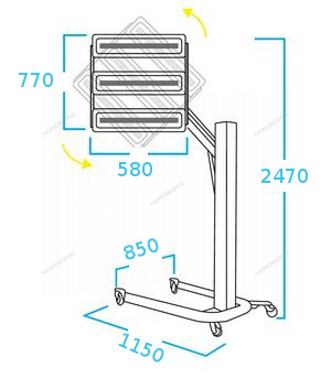 Сушка инфракрасная коротковолновая NORDBERG IF13 