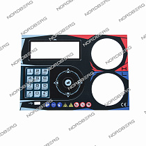 NORDBERG ЗАПЧАСТЬ ПАНЕЛЬ центральная (наклейка) для NF22L