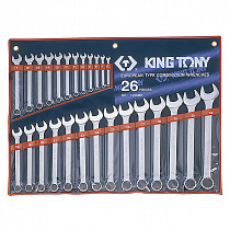 Набор комбинированных ключей, 6-32 мм, 26 предметов