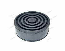 Накладка резиновая на домкрат подкатной, Ø 105 мм, h 35 мм