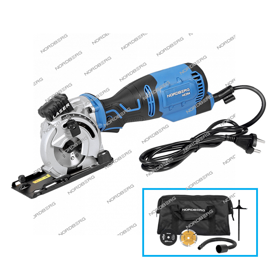 Дисковая пила мини, диск 89 мм, 705 Вт NORDBERG NE264