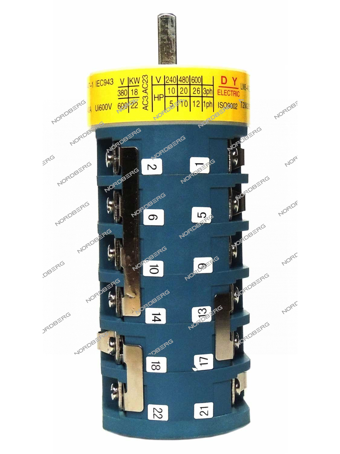 Переключатель пакетный (2-х скоростной)  NORDBERG CT-D-7100007