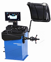 Станок балансировочный автомат с дисплеем, синий