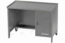 Верстак слесарный однотумбовый, 1 серая створка